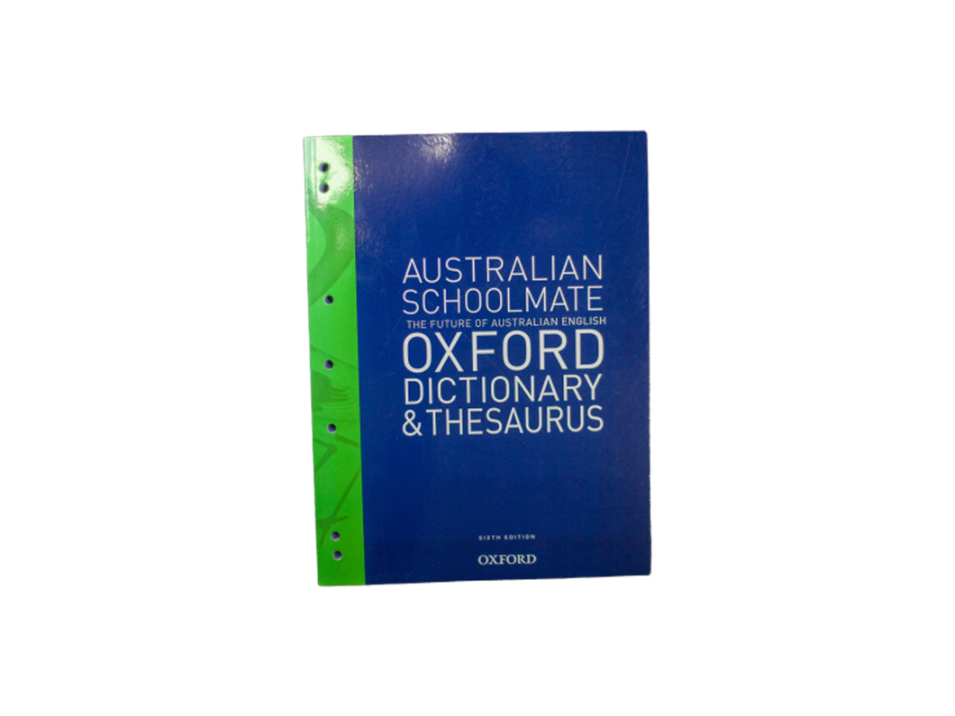Australian Schoolmate Dictionary